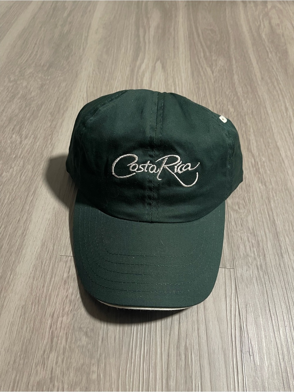 Costa Rica Embroidered Dark Green Baseball Cap